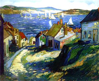 Sailboats in Harbor