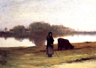 Woman with Cow