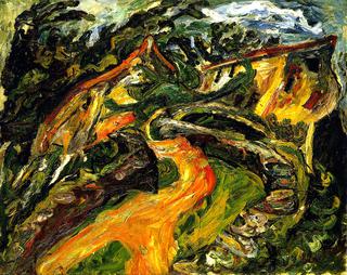 Landscape with Ascending Road