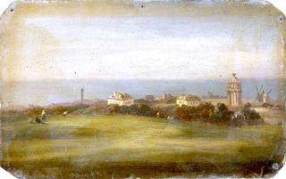 Kemptown Park from Coes Field, East Sussex