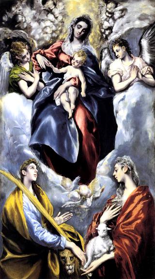 Madonna and Child with Saint Martina and Saint Agnes