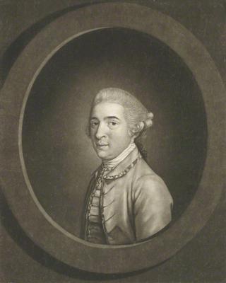 Portrait of Thomas King, English actor