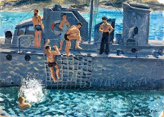 Bathing from a Motor Launch