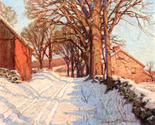 A Country Road in Winter