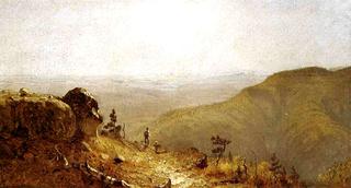 Study for "The View from South Mountain, in the Catskills"