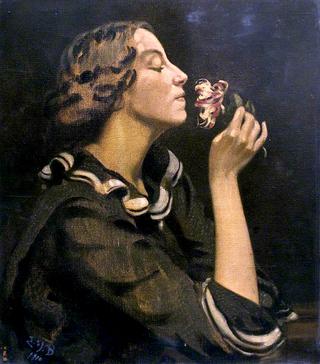 Lady with Honeysuckle