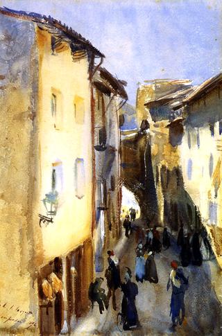 Street at Camprodón, Spain