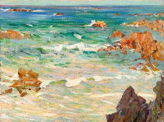 Seascape with Breaking Waves