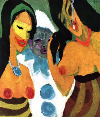 Women and Pierrot