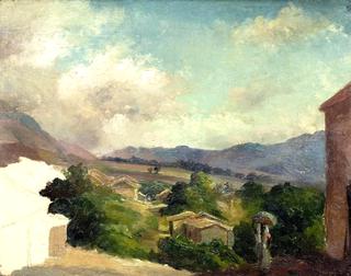 Mountain Landscape at Saint Thomas, Antilles (unfinished)