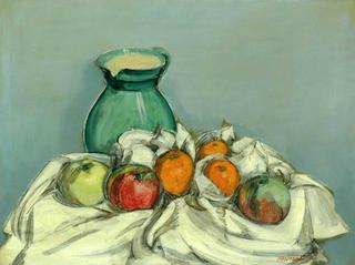 Green Jug and Fruit