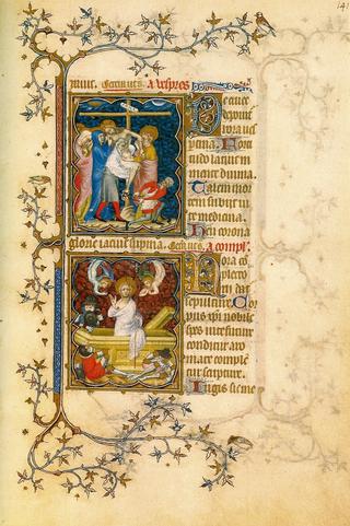 Miniature from Petites Heurs du Duc Jean de Berry