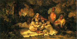 Women in a Forest