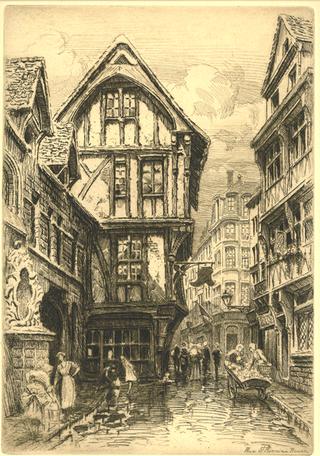Rue Saint Romain à Rouen