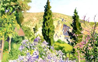 Orange Trees and Wisteria, Algerian Garden