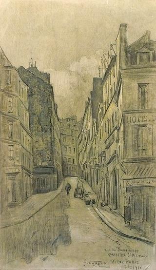 Vieux Paris, rue des Boulangers, quartier St Victor