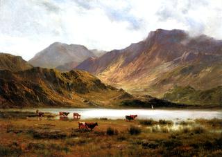 The Glyders from Llyn Ogwen