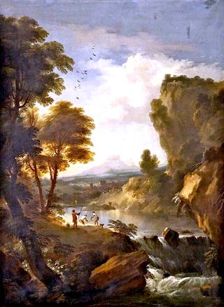 Landscape with a Waterfall