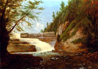 View of High Fall, Trenton Falls