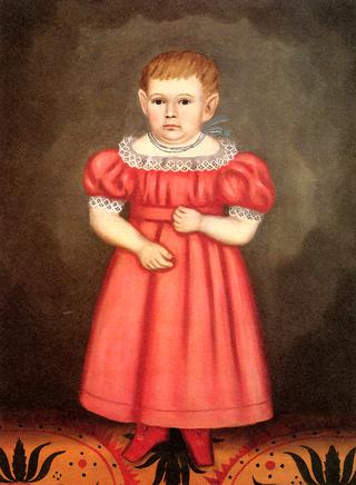 Young Girl in Pink Dress