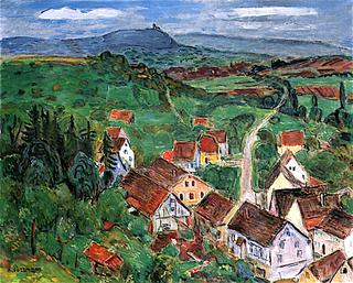 View towards the Lichtenberg near Beilstein