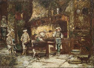 The Kitchen of the Rôtisserie des Deux Paons