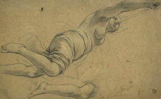 Study for ''Fame'' for an Allegorical Composition in Honour of Cardinal Richelieu