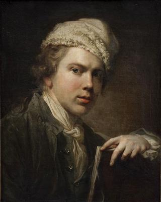 Self-portrait with Portfolio
