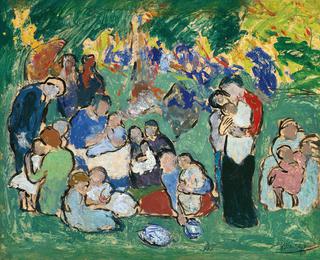 Children in the Luxembourg Gardens