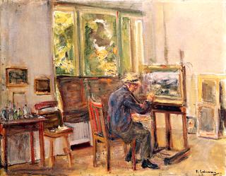 The Artist in His Studio in Wannsee
