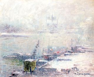 Notre-Dame de Paris, View from the Quai Henri IV