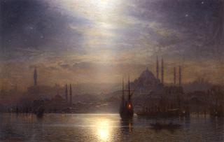 Night View over the Bosphorus