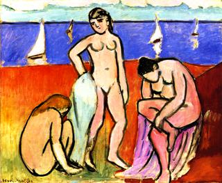 Three Bathers