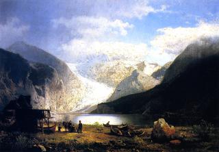 On a Glacier Lake