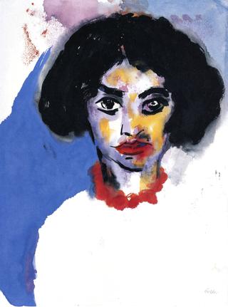 Frau T. in a Red Necklace