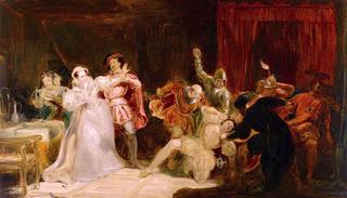 Study for 'The Murder of David Rizzio'