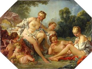 Venus in her Bath Surrounded by Nymphs and Cupids
