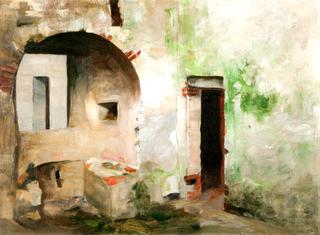 Archway in a House Façade