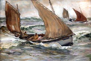 Fishing Boats off Yarmouth