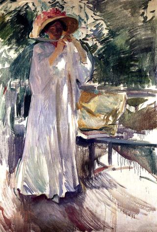 Clotilde in the Garden
