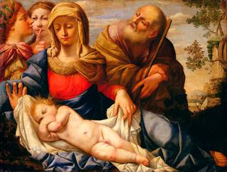 The Holy Family with Two Female Figures