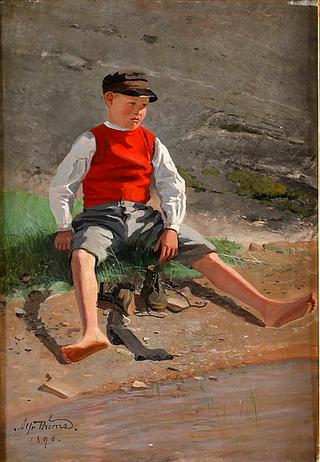 Boy at the Water's Edge