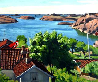 Landscape of Hesnes, Norway