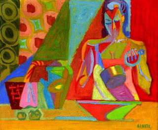 Woman Cooking