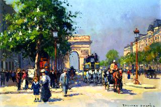 The Avenue of the Champs-Elysèes in Summer