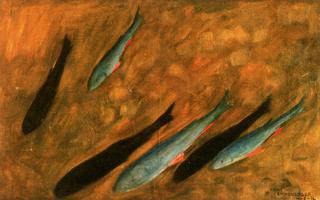 Three Standing Trout