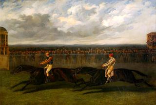 The Flying Dutchman and Voltigeur Running at York, 1851