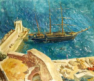 View of the Port in Calvi