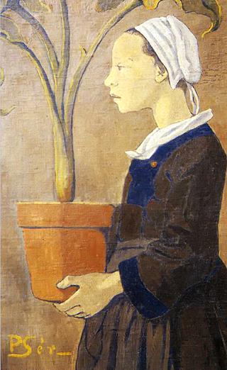La jeune Bretonne au pot d'arun