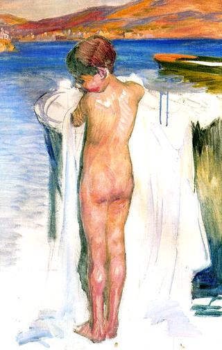 Bañista en Cadaqués